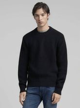 Pullover cotone costine REPLAY UK4722.000.G23788. 098 - Nero